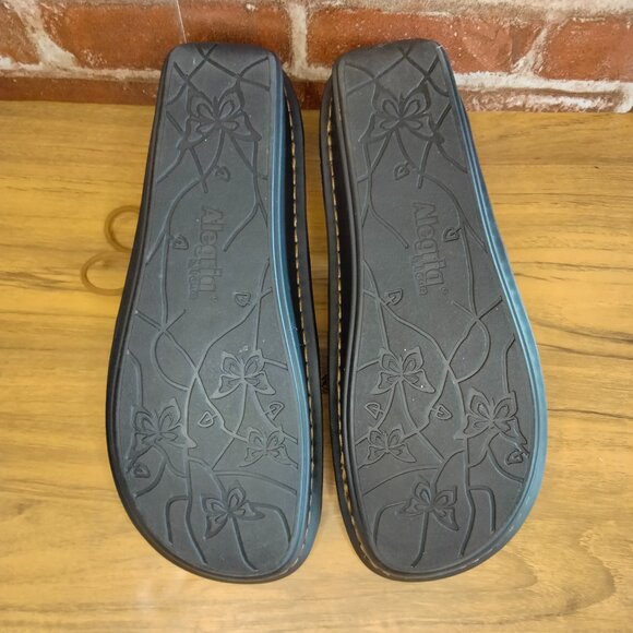 Alegria Sandals Womens Size 12 - Brown Leather Straps - Picture 8 of 8